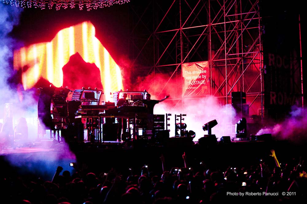 foto concerto The Chemical Brothers - Rock in Roma 13-07-2011