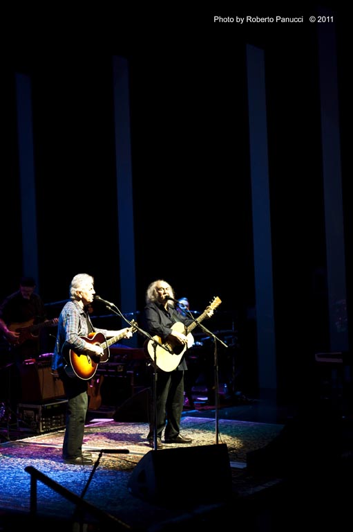 foto concerto Crosby and Nash - Teatro Sistina 02-11-2011