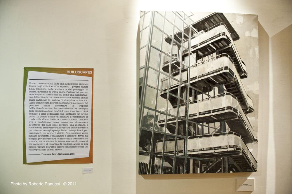 foto mostra Buildscapes - Mostra Sabrina Ortolani - Palladium 16-01-2011