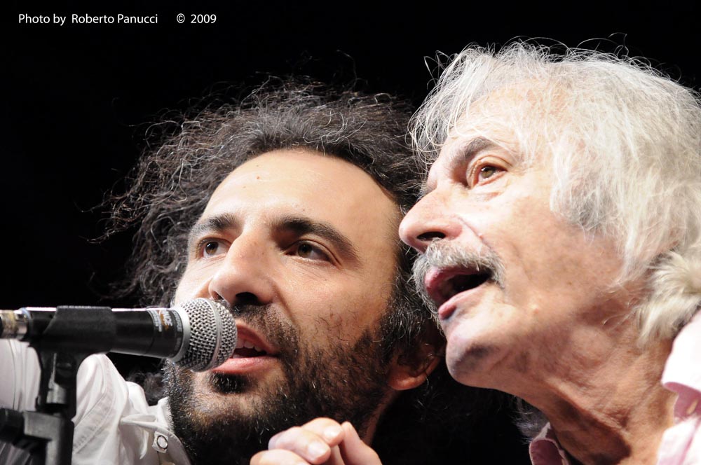 foto concerto Enrico Rava - Stefano Bollani - Villa Celimontana Jazz Festival 06-08-2009