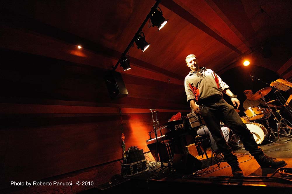 foto concerto Gwis Trio - Sound Check - Jazz in Forte - Forte Prenestino 19-02-2010