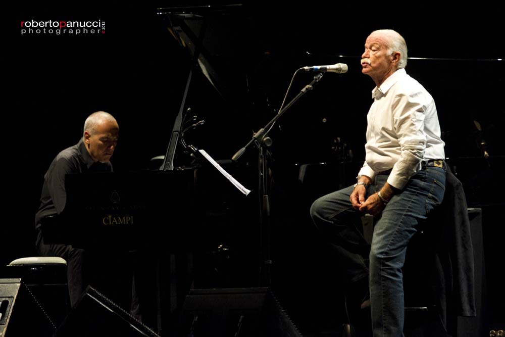 foto concerto Gino Paoli - Danilo Rea - Auditorium Parco della Musica 28-09-2012