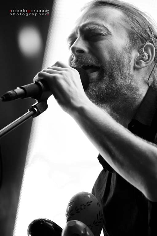 foto concerto Radiohead - Rock in Roma 22-09-2012 Thom Yorke