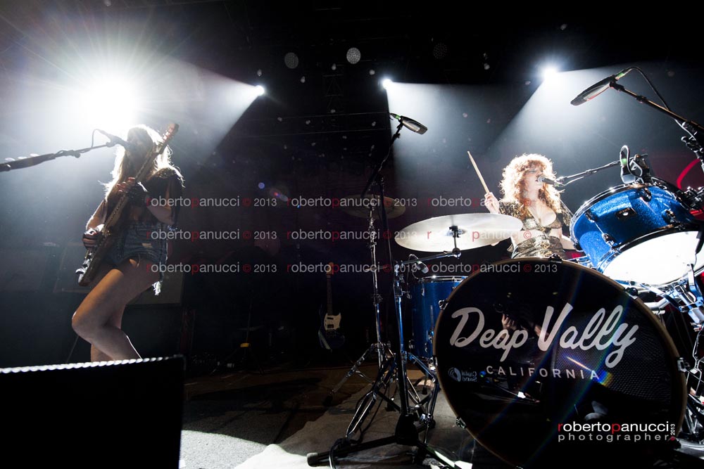 foto concerto Deap Vally - Atlantico 16-03-2013
