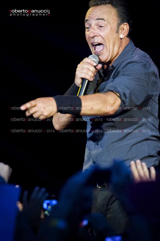 foto concerto Bruce Springsteen - Rock in Roma 11-07-2013