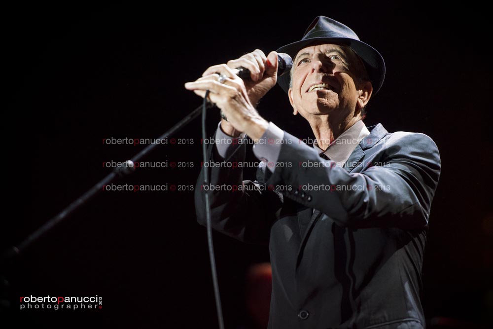 foto concerto Leonard Cohen - Centrale del Tennis 07-07-2013