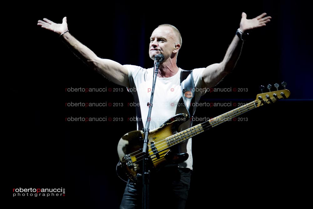 foto concerto Sting - Centrale del Tennis 09-07-2013 the police