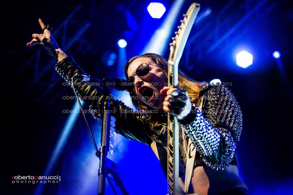 foto concerto Halestorm - Atlantico 11-11-2013