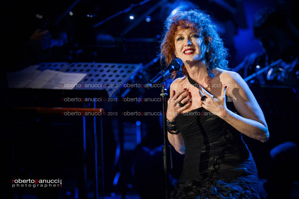 foto concerto Fiorella Mannoia - Auditorium Parco della Musica 23-12-2013