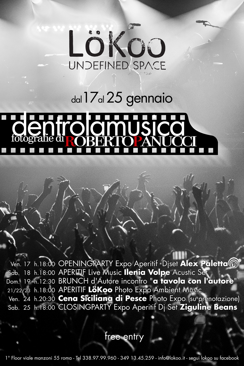 foto DENTROLAMUSICA - Mostra Fotografica - Lokoo 17/25-01-2014 roberto panucci