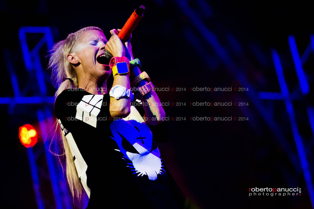 foto concerto Die Antwoord - Rock in Roma 21-06-2014