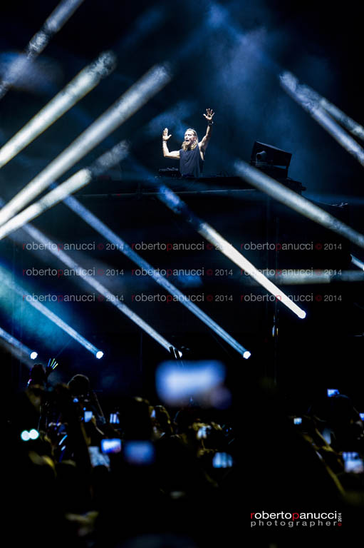 foto concerto David Guetta - Rock in Roma 28-06-2014