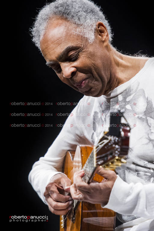 foto concerto Gilberto Gil - Auditorium della Conciliazione 24-10-2014