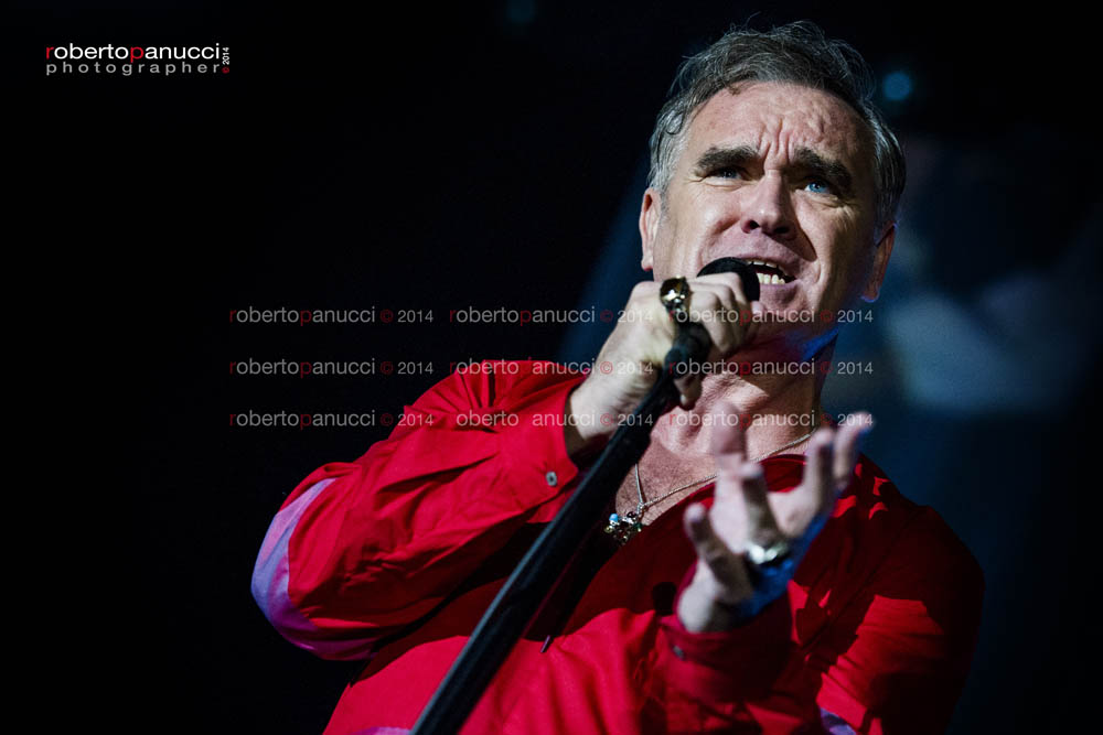 foto concerto Morrissey - Steven Patrick Morrissey - The Smiths - Atlantico 14-10-2014