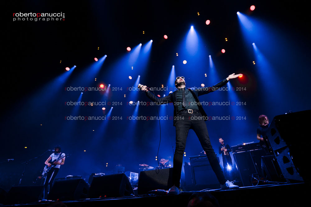 foto concerto Kasabian - Palalottomatica 31-10-2014