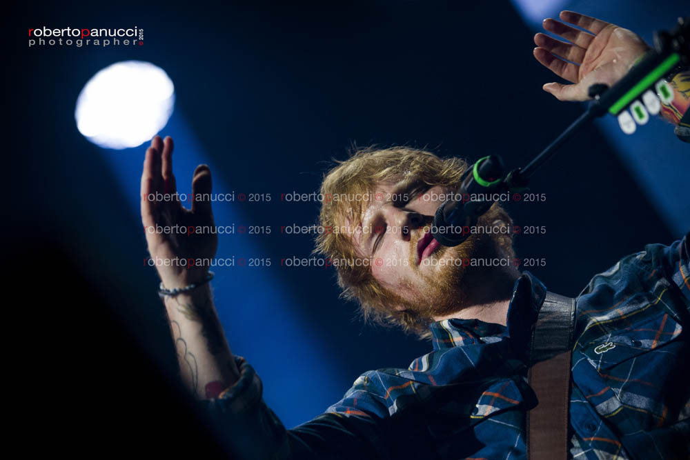 foto concerto Ed Sheeran - Palalottomatica 26-01-2015