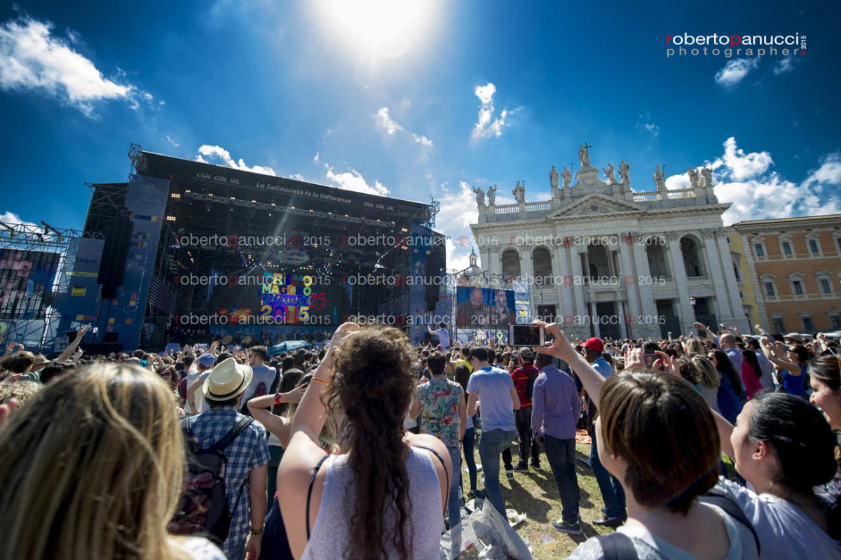 foto concerto Concertone del Primo Maggio - 01-05-2015 Alex Britti, Almanegretta, alpha blondy, Bluvertigo, Emis Killa, Enrico Ruggeri, Enzo Avitabile, Goran Bregovic, Irene Grandi, J Ax, James Senese, Kutso, Lacuna Coil, Levante, Morgan, Neslì, Noemi, Paola Turci, pfm, premiata forneria marconi, Primo Maggio, Raiz, Roberto Dell’Era, Teresa De Sio