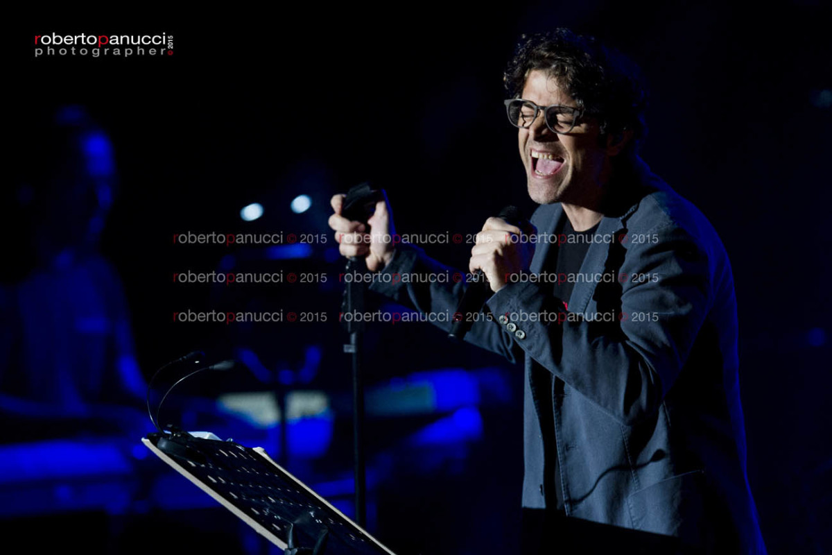 foto concerto Samuele Bersani - Auditorium Parco della Musica 30-05-2015