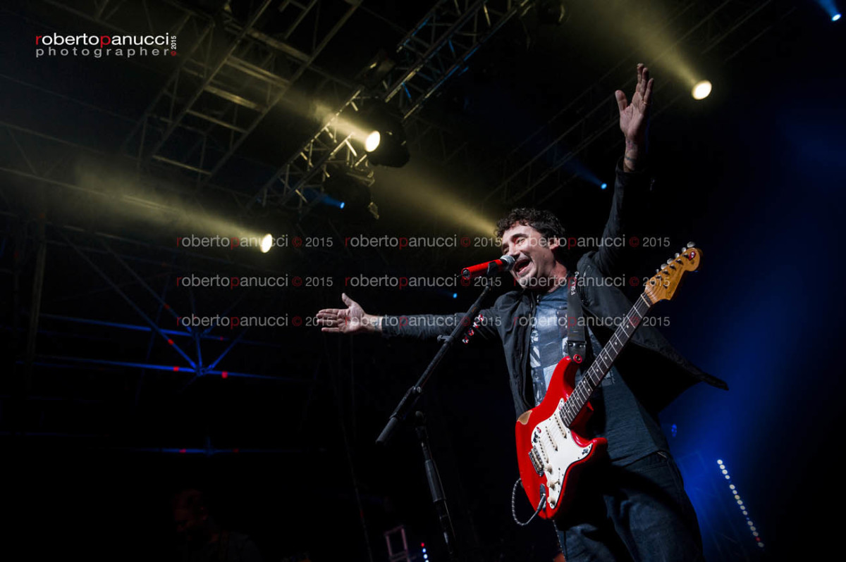 foto concerto Tiromancino - Federico Zampaglione - Atlantico 21-05-2015