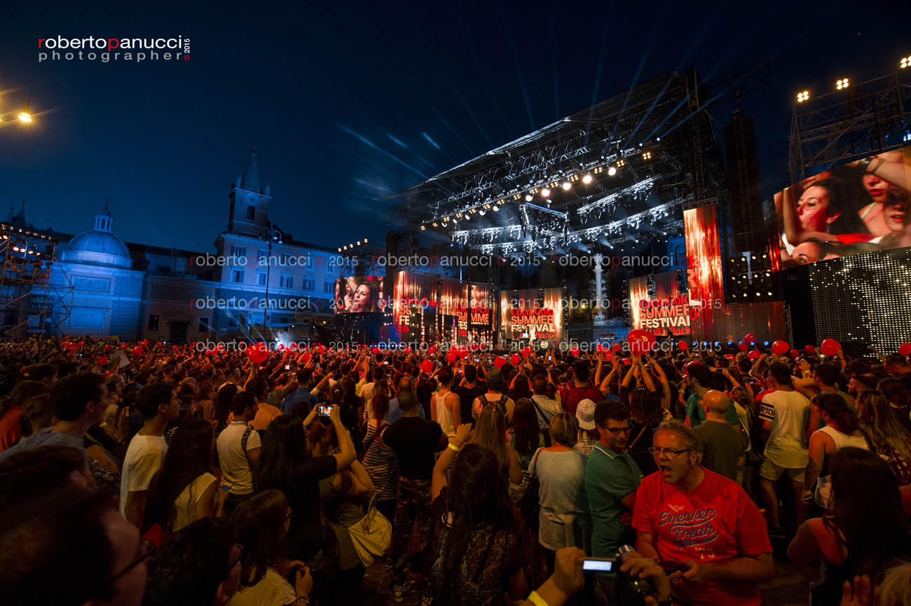 foto concerto Coca Cola Summer Festival 25-06-2015 X Alessia Marcuzzi X Alex Britti X Alvaro Soler X Antonello Venditti X Bianca Atzei X Coca Cola Festival X Dear Jack X Dolcenera X Emma Marrone X Fedez X Francesca Michielin X Francesco Renga X Francesco Sarcina X Il Cile X Irene Grandi X J Ax X Levante X Lorenzo Fragola X Malika Ayane X Mario Biondi X Nek X The Kolors