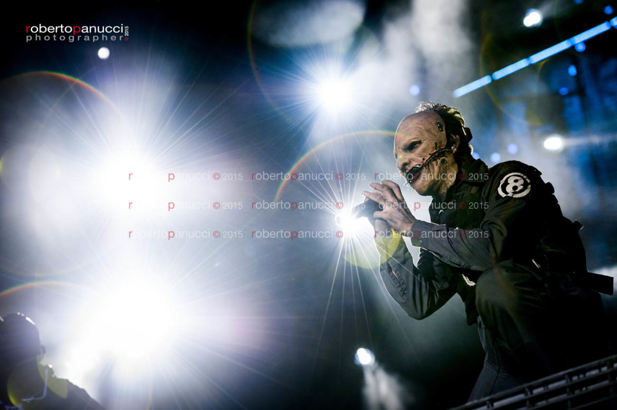 foto concerto Slipknot - Postepay Rock in Roma 16-06-2015