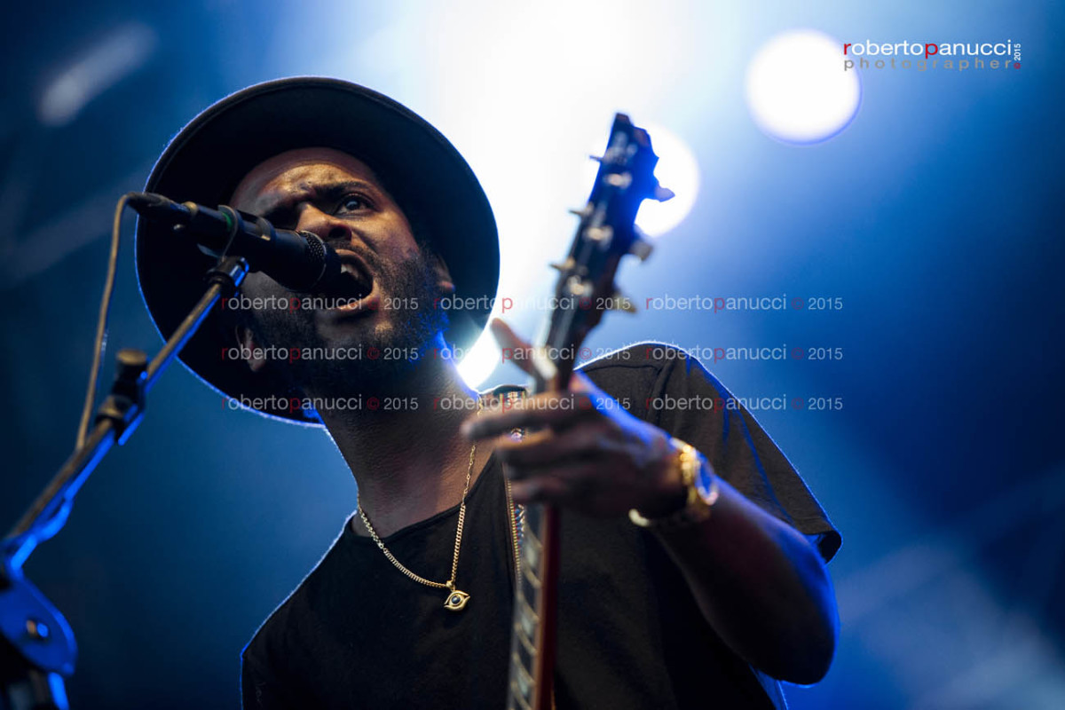 foto concerto Gary Clark Jr - Postepay Rock in Roma 27-07-2015
