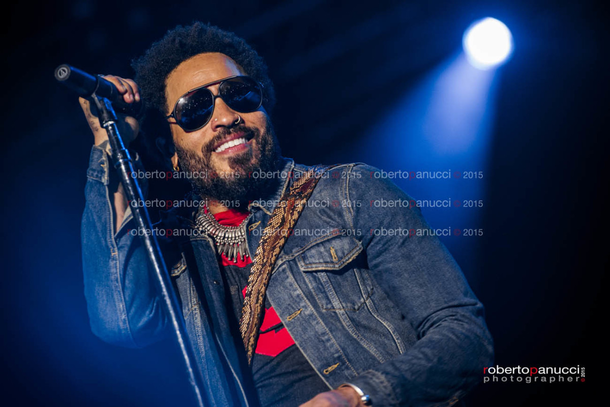 foto concerto Lenny Kravitz - Postepay Rock in Roma 27-07-2015