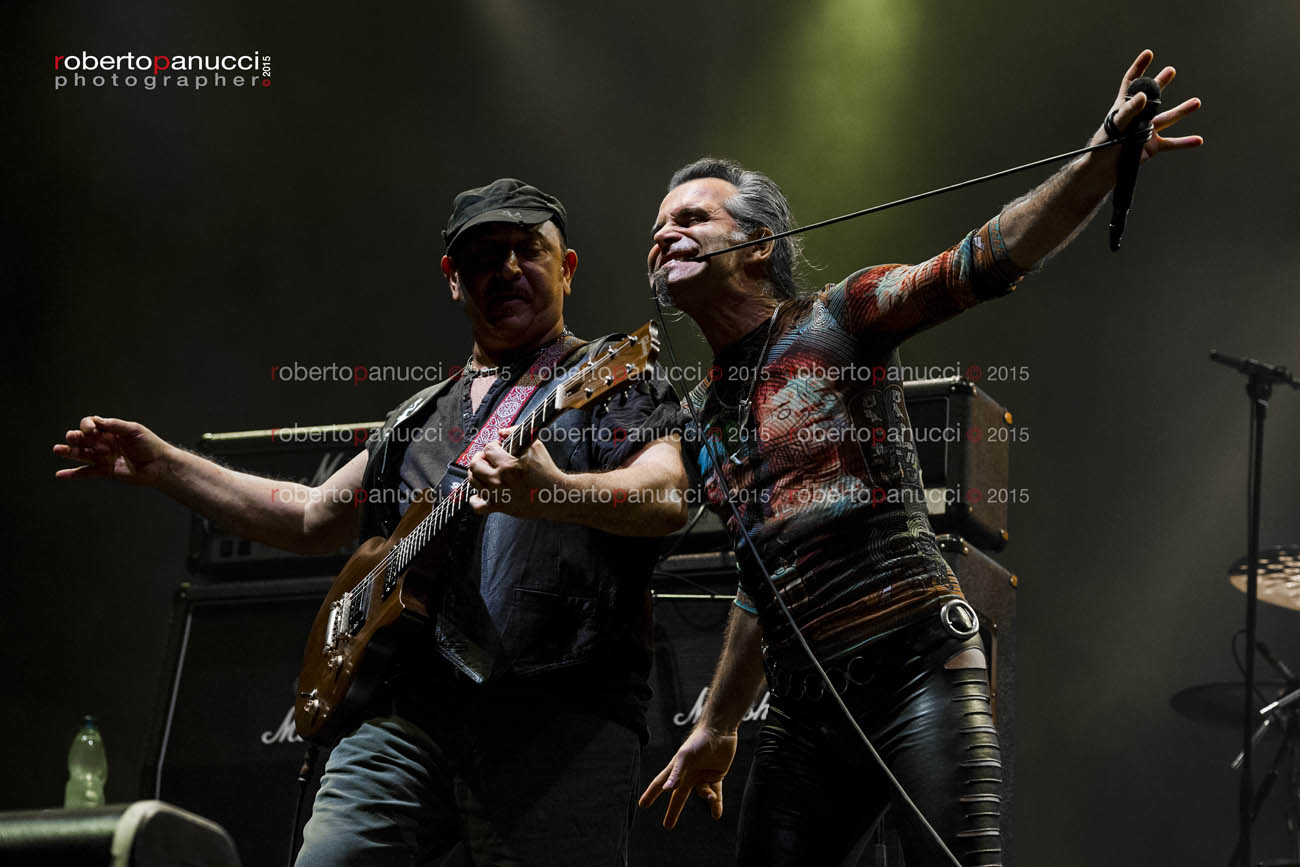 foto concerto Litfiba - Postepay Rock in Roma 24-07-2015 piero pelù