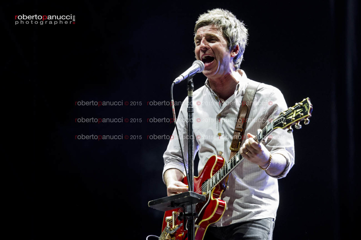 foto concerto Noel Gallagher's High Flying Birds - Postepay Rock in Roma 09-07-2015