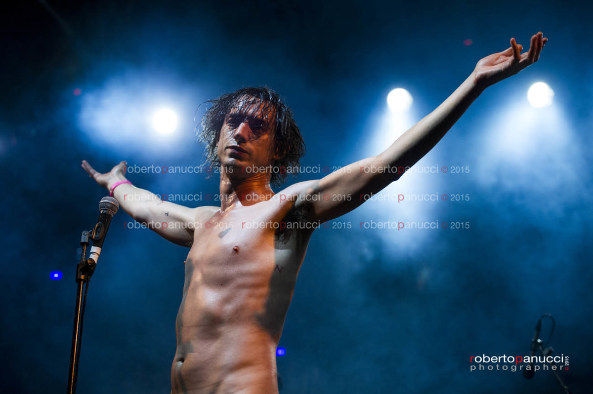 foto concerto The Fat White Family - Ypsigrock Festival - Castelbuono 09-08-2015