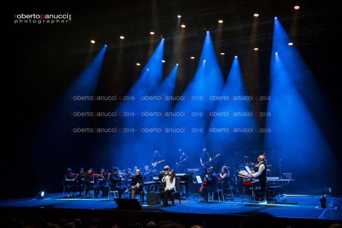 foto concerto Alice - Franco Battiato - Auditorium della Conciliazione 16-03-2016