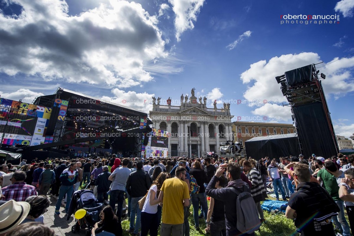foto concerto concertone primo maggio 01-05-2016