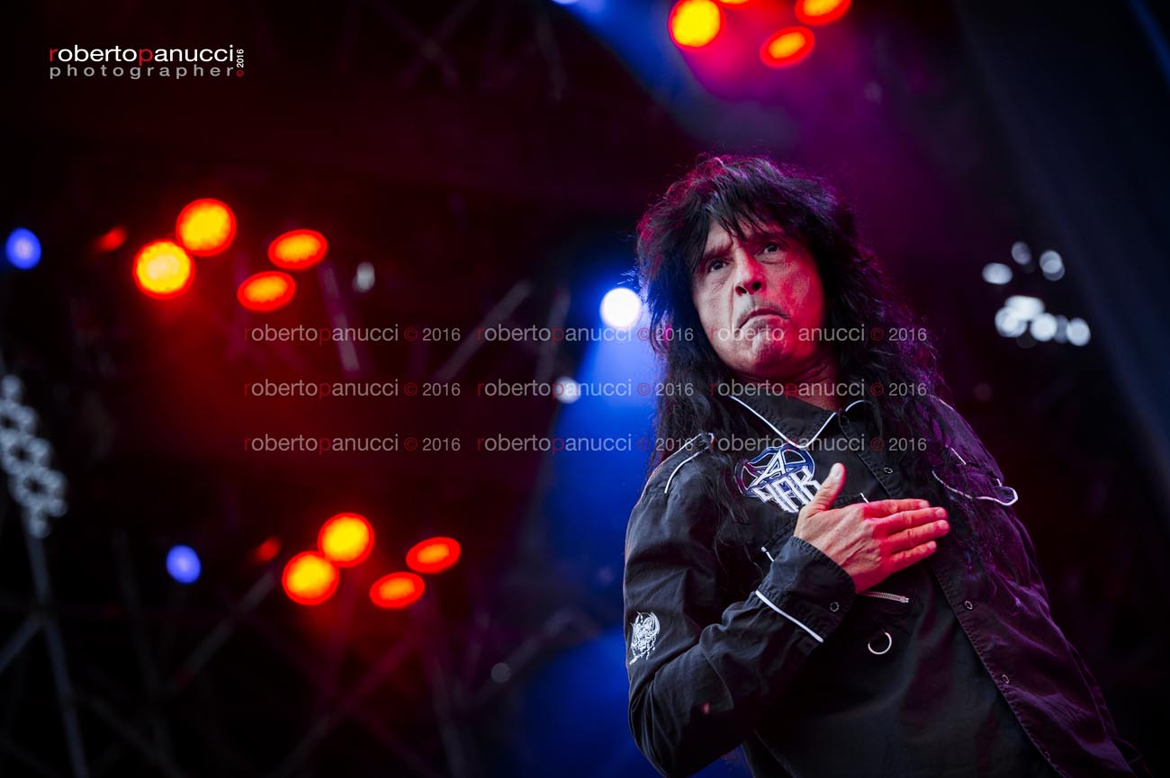 foto concerto Anthrax - Postepay Rock in Roma 24-07-2016