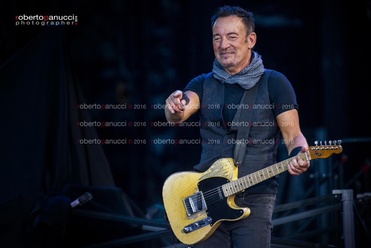 foto concerto Bruce Springsteen - Circo Massimo Roma 16-07-2016