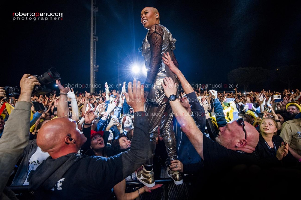 foto concerto Skunk Anansie - Postepay Rock in Roma 15-07-2016