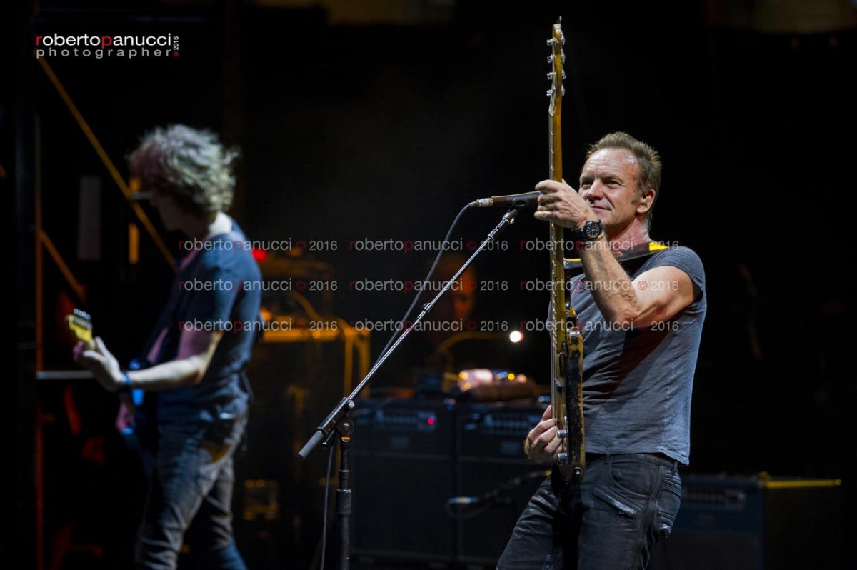 foto concerto Sting - Auditorium Parco della Musica 27-07-2016