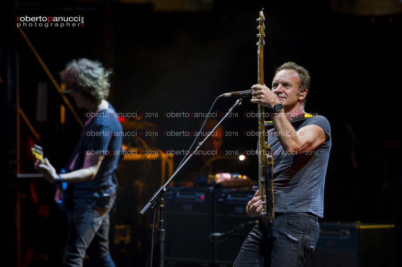 foto concerto Sting - Auditorium Parco della Musica 27-07-2016