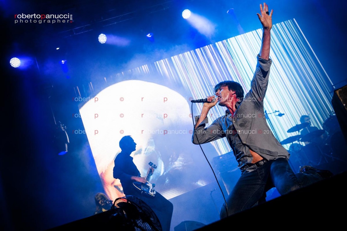 foto concerto Suede - Postepay Rock in Roma 11-07-2016
