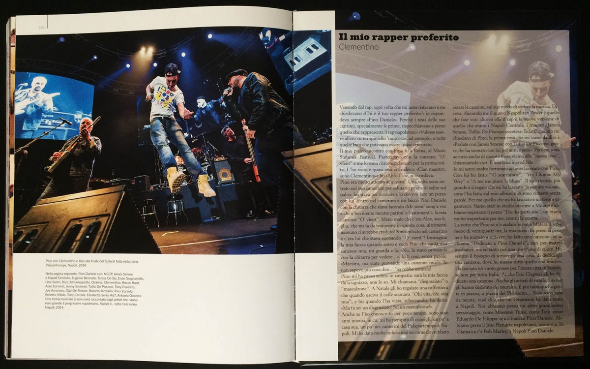 foto libro Pino Daniele - Qualcosa Arriverà - edizioni Rizzoli 2016