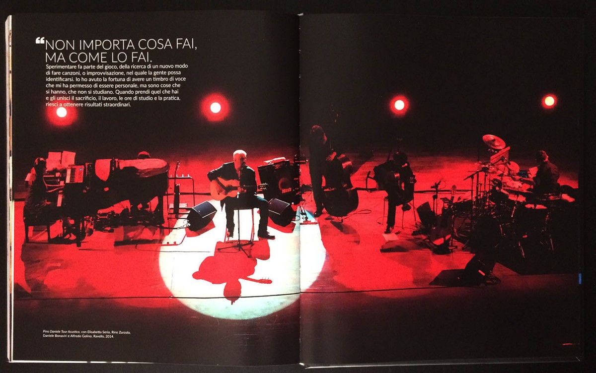 foto libro Pino Daniele - Qualcosa Arriverà - edizioni Rizzoli 2016