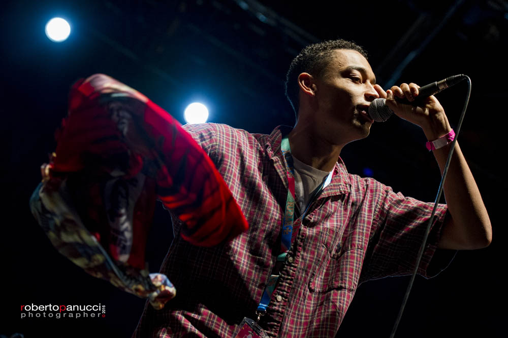 foto concerto Loyle Carner - Ypsigrock Festival - Castelbuono 06-08-2016