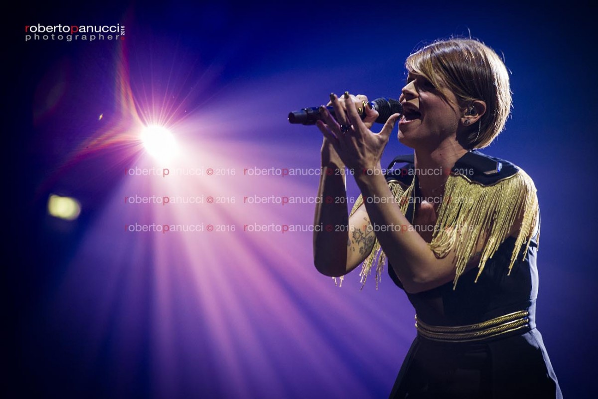 foto concerto Alessandra Amoroso - Palalottomatica 15-10-2016