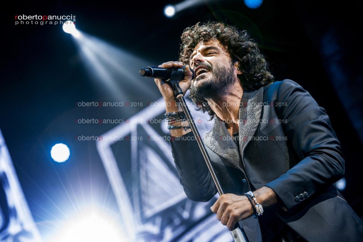 foto concerto Francesco Renga - Palalottomatica 22-10-2016