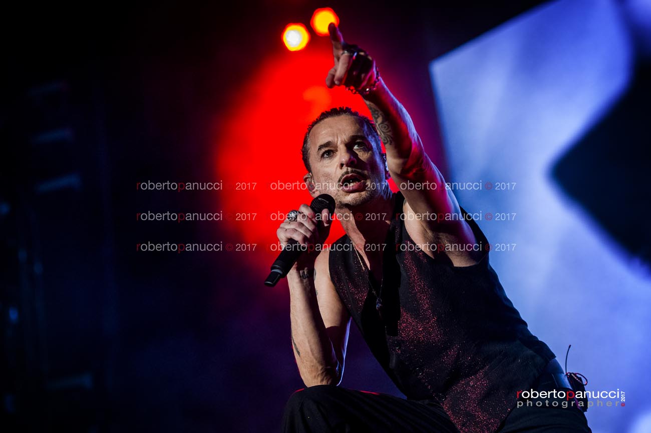 foto concerto Depeche Mode - Stadio Olimpico 25-06-2017