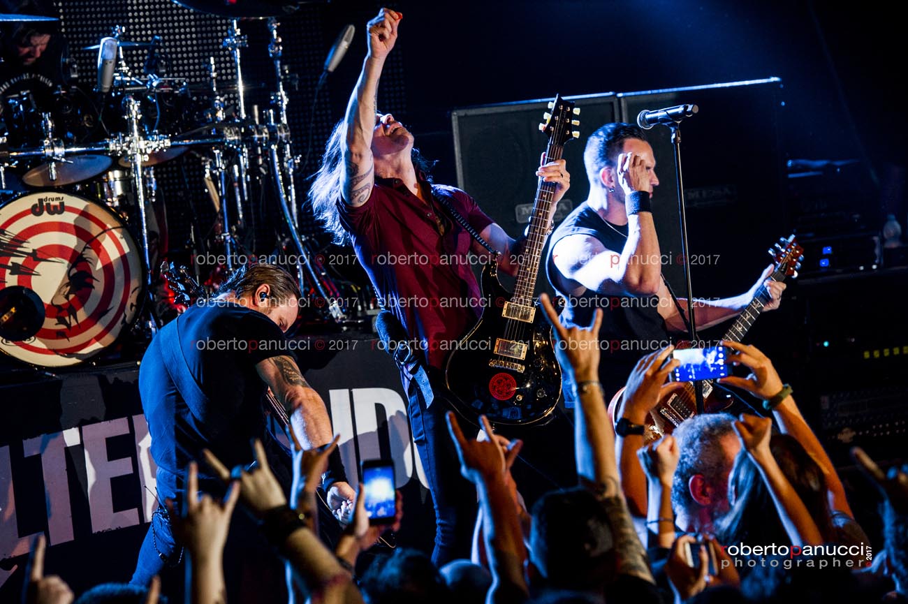 foto concerto Alter Bridge - Postepay Sound Rock in Roma - Orion 05-07-2017