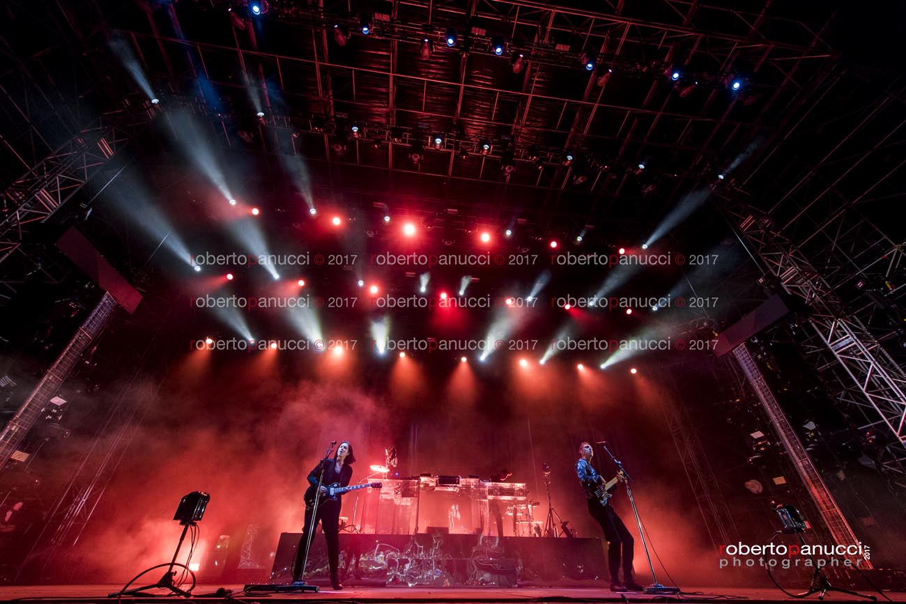 foto concerto The XX - Postepay Sound Rock in Roma 10-07-2017