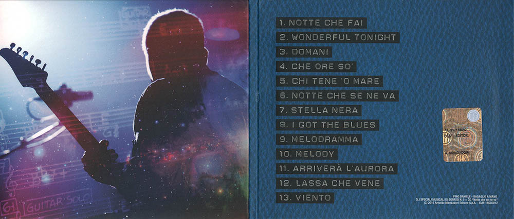cd Pino Daniele - Notte Che Se Ne Va 2016
