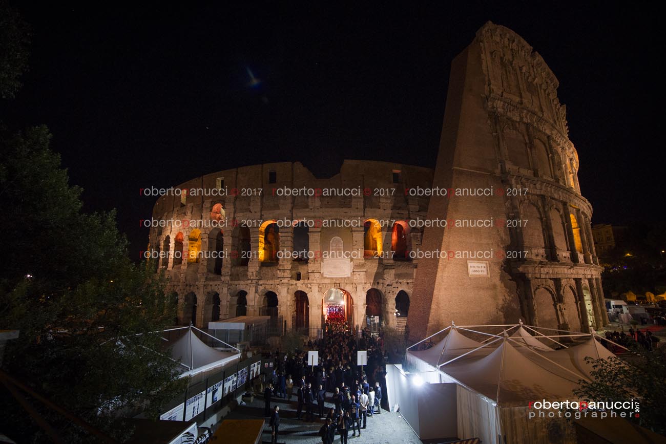 foto concerto Celebrity Fight Night in Italy - Colosseo - Roma 08-09-2017