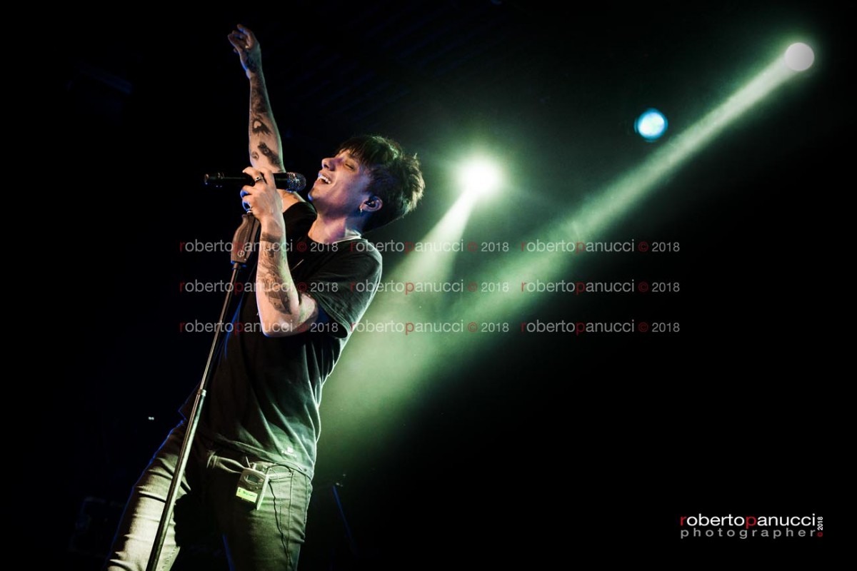 foto concerto Ultimo - Teatro Quirinetta 20-01-2018