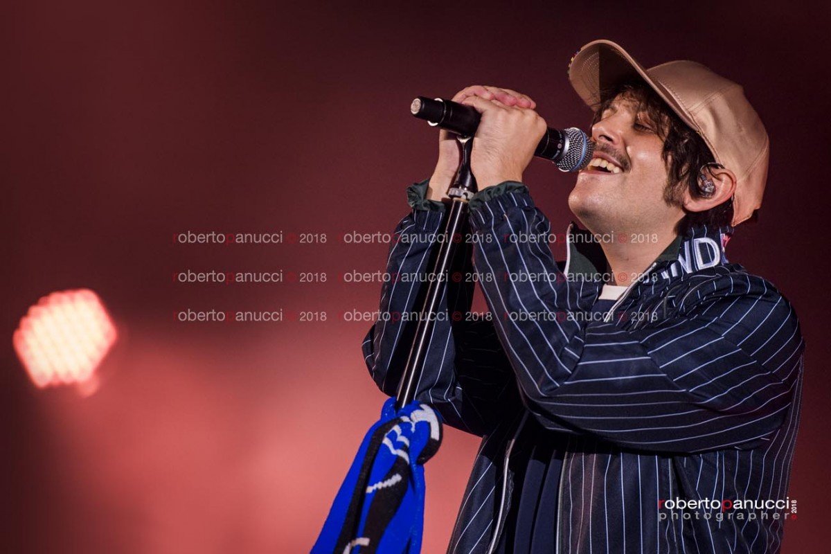 foto concerto Calcutta - Stadio Francioni - Latina 21-07-2018